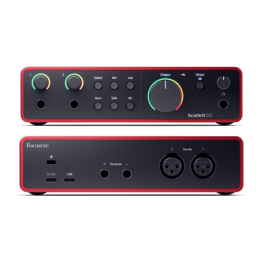 SCHEDA AUDIO FOCUSRITE SCARLETT 2i2 4TH 
